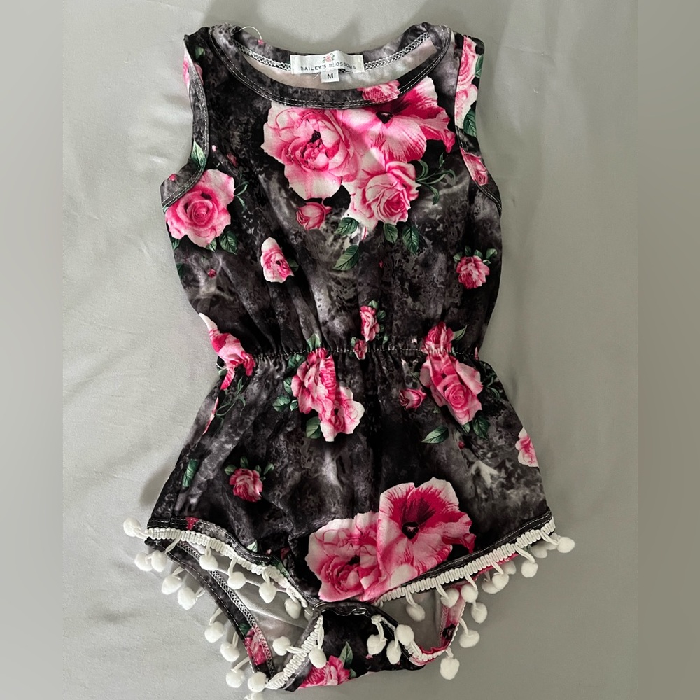 NWOT. Baileys Blossoms baby girl one piece.